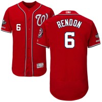 Washington Nationals #6 Anthony Rendon Red Flexbase Authentic Collection 2019 World Series Champions Stitched MLB Jersey