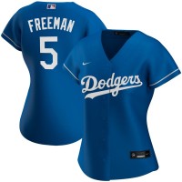 Los Angeles Los Angeles Dodgers #5 Freddie Freeman Nike Women's Alternate 2020 MLB Player Jersey - Royal