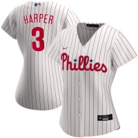 Philadelphia Philadelphia Phillies #3 Bryce Harper Nike Women's Home 2020 MLB Player Jersey White