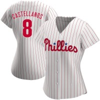 Philadelphia Philadelphia Phillies #8 Nick Castellanos Nike Women's Home 2020 MLB Player Jersey - White