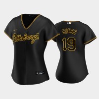 Pittsburgh Pittsburgh Pirates #19 Colin Moran Game Women's Nike Alternate MLB Jersey - Black