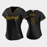 Pittsburgh Pittsburgh Pirates #5 Michael Perez Game Women's Nike Alternate MLB Jersey - Black