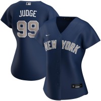 New York New York Yankees #99 Aaron Judge Nike Women's Alternate 2020 MLB Player Jersey Navy