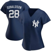 New York New York Yankees #28 Josh Donaldson Nike Women's Alternate 2020 MLB Player Jersey Navy