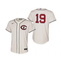 Chicago Chicago Cubs #19 Andrelton Simmons Youth 2022 Field of Dreams MLB Game Jersey - Cream
