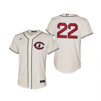Chicago Chicago Cubs #22 Jason Heyward Youth 2022 Field of Dreams MLB Game Jersey - Cream