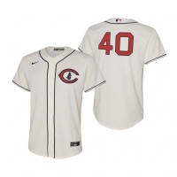 Chicago Chicago Cubs #40 Willson Contreras Youth 2022 Field of Dreams MLB Game Jersey - Cream