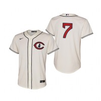Chicago Chicago Cubs #7 Yan Gomes Youth 2022 Field of Dreams MLB Game Jersey - Cream