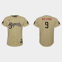 Arizona Arizona Diamondbacks #9 Matt Williams Youth Nike 2021 City Connect MLB Jersey Gold