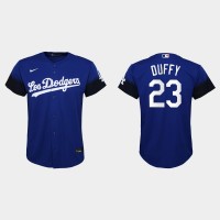 Los Angeles Los Angeles Dodgers #23 Danny Duffy Nike Youth 2021 City Connect MLB Jersey Royal