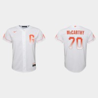 San Francisco San Francisco Giants #70 Joe Mccarthy Youth 2021 City Connect White Jersey