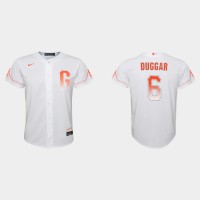 San Francisco San Francisco Giants #6 Steven Duggar Youth 2021 City Connect White Jersey