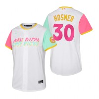 San Diego San Diego Padres #30 Eric Hosmer 2022 City Connect Youth Nike Games Jersey - White