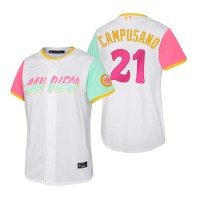 San Diego San Diego Padres #21 Luis Campusano 2022 City Connect Youth Nike Games Jersey - White