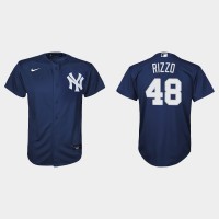 New York New York Yankees #48 Anthony Rizzo Youth Nike Navy Alternate Jersey