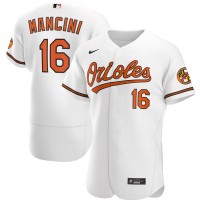 Baltimore Baltimore Orioles #16 Trey Mancini Men's Nike White Home 2020 Authentic Player MLB Jersey