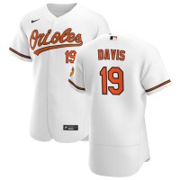 Baltimore Baltimore Orioles #19 Chris Davis Men's Nike White Home 2020 Authentic Player MLB Jersey
