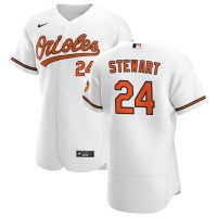 Baltimore Baltimore Orioles #24 DJ Stewart Men's Nike White Home 2020 Authentic Player MLB Jersey