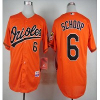 Baltimore Orioles #6 Jonathan Schoop Orange Cool Base Stitched MLB Jersey