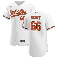 Baltimore Baltimore Orioles #66 Tanner Scott Men's Nike White Home 2020 Authentic Player MLB Jersey
