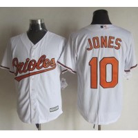 Baltimore Orioles #10 Adam Jones White New Cool Base Stitched MLB Jersey