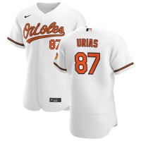 Baltimore Baltimore Orioles #87 Ramon Urias Men's Nike White Home 2020 Authentic Player MLB Jersey