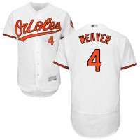 Baltimore Orioles #4 Earl Weaver White Flexbase Authentic Collection Stitched MLB Jersey
