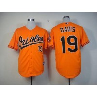 Baltimore Orioles #19 Chris Davis Orange Cool Base Stitched MLB Jersey