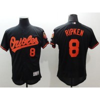Baltimore Orioles #8 Cal Ripken Black Flexbase Authentic Collection Stitched MLB Jersey
