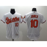 Baltimore Orioles #10 Adam Jones White Flexbase Authentic Collection Stitched MLB Jersey