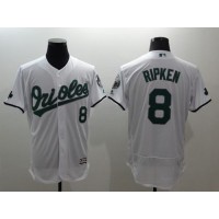 Baltimore Orioles #8 Cal Ripken White Celtic Flexbase Authentic Collection Stitched MLB Jersey