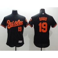 Baltimore Orioles #19 Chris Davis Black Flexbase Authentic Collection Stitched MLB Jersey