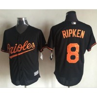 Baltimore Orioles #8 Cal Ripken Black New Cool Base Stitched MLB Jersey