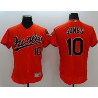 Baltimore Orioles #10 Adam Jones Orange Flexbase Authentic Collection Stitched MLB Jersey