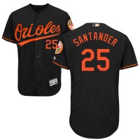 Baltimore Orioles #25 Anthony Santander Black Flexbase Authentic Collection Stitched MLB Jersey