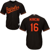 Baltimore Orioles #16 Trey Mancini Black New Cool Base Stitched MLB Jersey