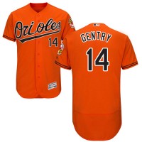 Baltimore Orioles #14 Craig Gentry Orange Flexbase Authentic Collection Stitched MLB Jersey