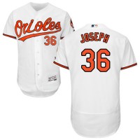 Baltimore Orioles #36 Caleb Joseph White Flexbase Authentic Collection Stitched MLB Jersey