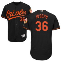 Baltimore Orioles #36 Caleb Joseph Black Flexbase Authentic Collection Stitched MLB Jersey