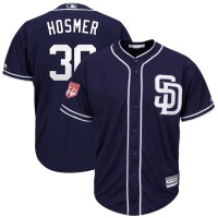 San Diego Padres #30 Eric Hosmer Navy 2019 Spring Training Cool Base Stitched MLB Jersey