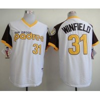 San Diego Padres #31 Dave Winfield White 1978 Turn Back The Clock Stitched MLB Jersey