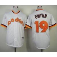 San Diego Padres #19 Tony Gwynn White 1984 Turn Back The Clock Stitched MLB Jersey