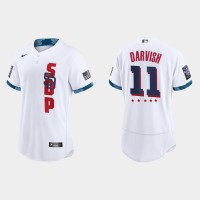 San Diego San Diego Padres #11 Yu Darvish 2021 Mlb All Star Game Authentic White Jersey