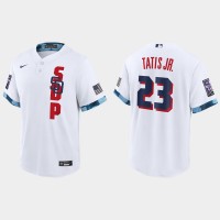 San Diego San Diego Padres #23 Fernando Tatis Jr. 2021 Mlb All Star Game Fan's Version White Jersey