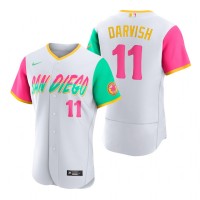 San Diego San Diego Padres #11 Yu Darvish 2022 City Connect Men's Nike Authentic Jersey - White