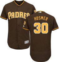 San Diego Padres #30 Eric Hosmer Brown Flexbase Authentic Collection Stitched MLB Jersey