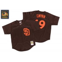Mitchell And Ness 1985 San Diego Padres #19 Tony Gwynn Brown Throwback Stitched MLB Jersey