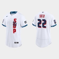 San Diego San Diego Padres #22 Juan Soto 2021 Mlb All Star Game Authentic White Jersey