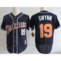 Mitchell And Ness 1998 San Diego Padres #19 Tony Gwynn Navy Blue Throwback Stitched MLB Jersey