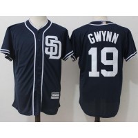 San Diego Padres #19 Tony Gwynn Navy Blue New Cool Base Stitched MLB Jersey